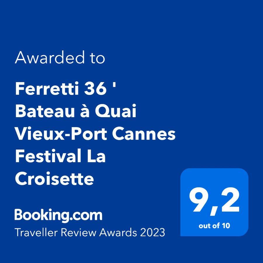 Ferretti 36 ' Bateau A Quai Vieux-Port Cannes Festival La Croisette Luaran gambar